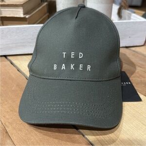 Ted Baker London Baseball Cap Cotton Hat
Adult Leather Strap NEW